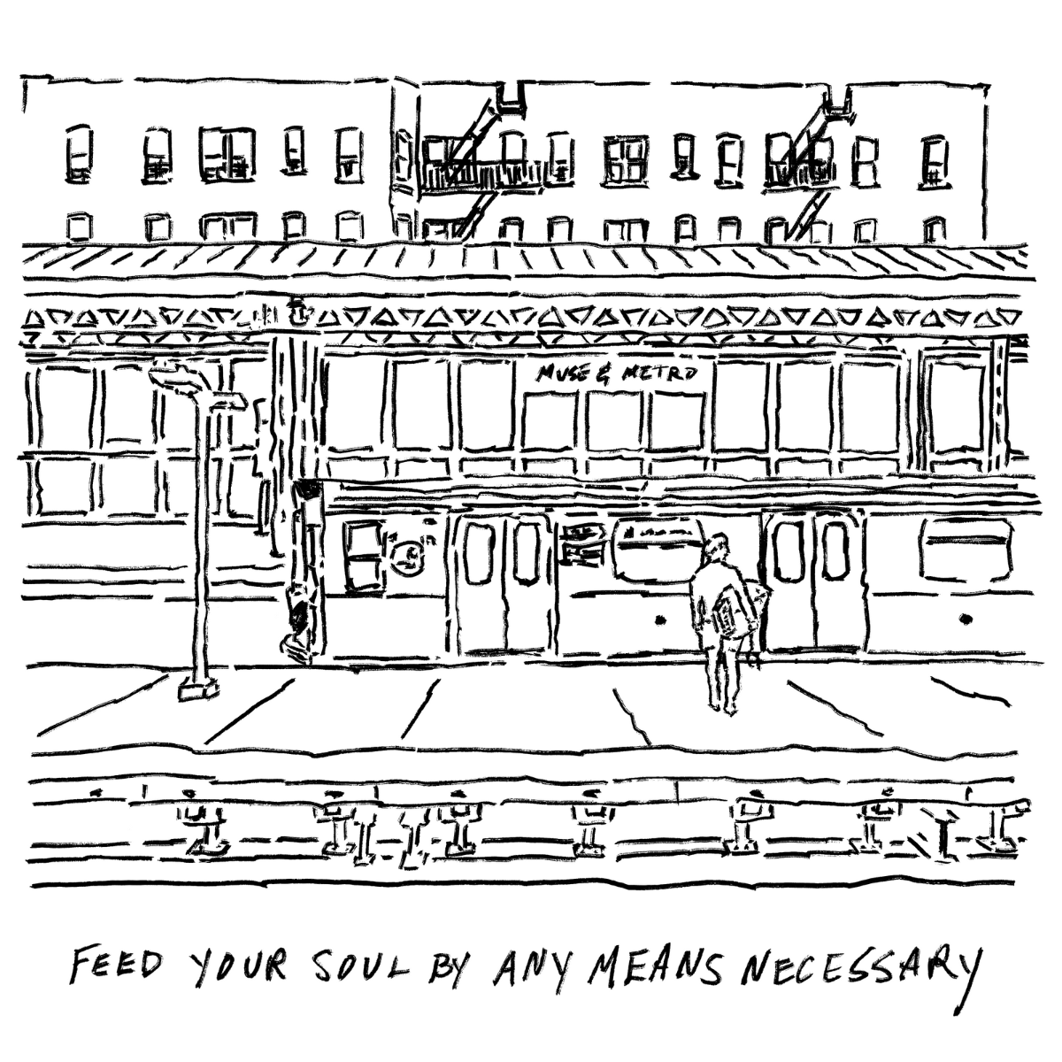 Feed Your Soul Crewneck - Bone