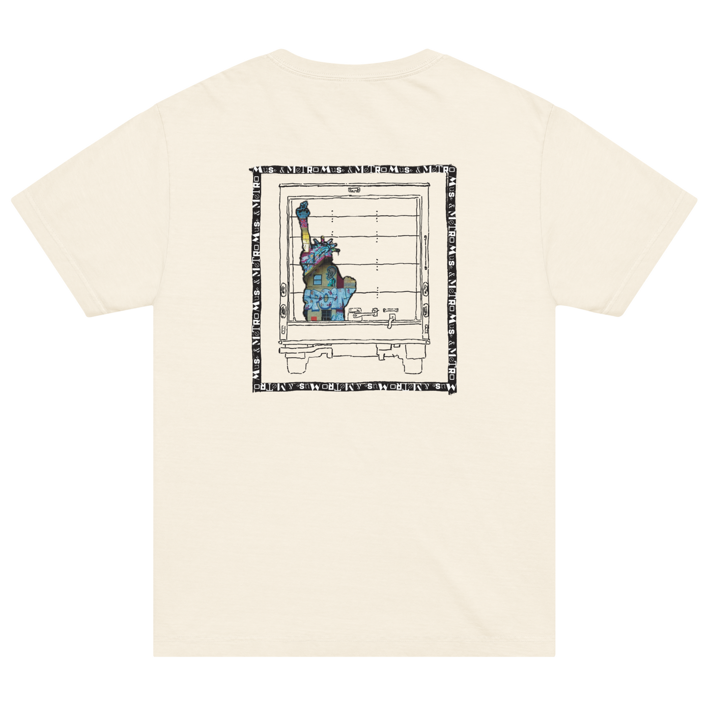 Box Truck Garment-Dyed Tee - Vintage White