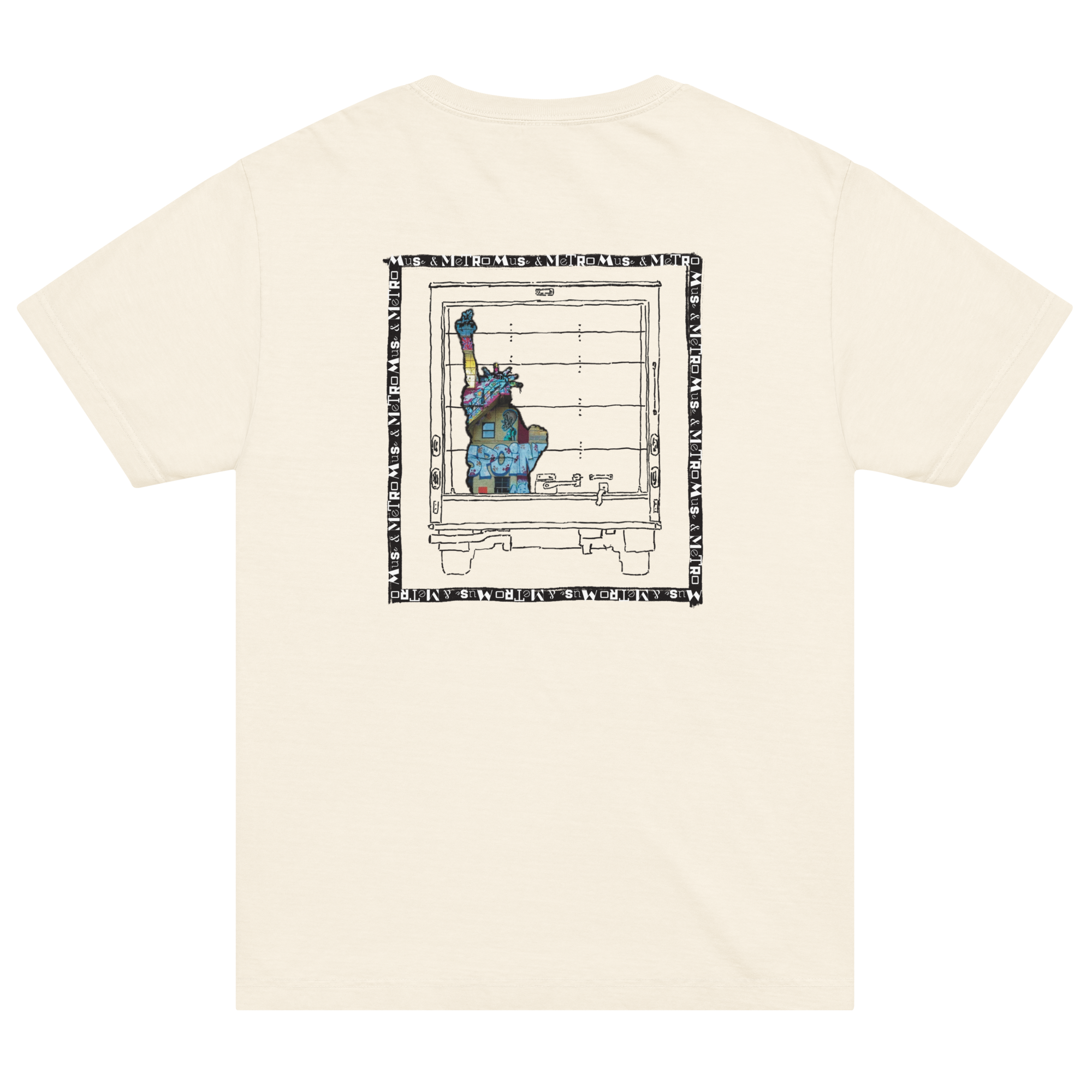 Box Truck Garment-Dyed Tee - Vintage White